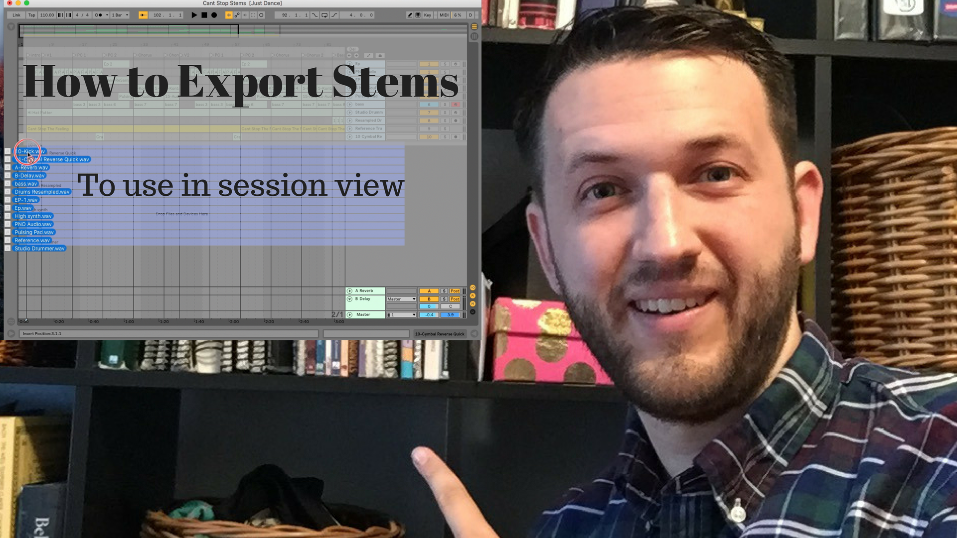 Exporting Stems To Session View